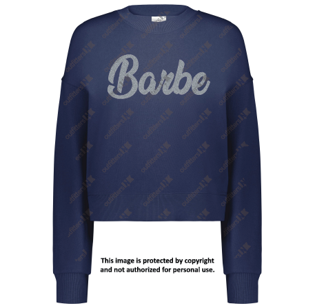 Barbe Fanwear Crop Sweatshirt
