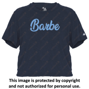 Barbe Fanwear Crop Tee