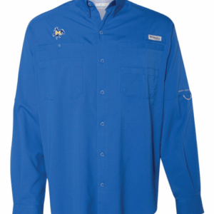 McNeese Columbia Monogrammed Long Sleeve Fishing Shirt