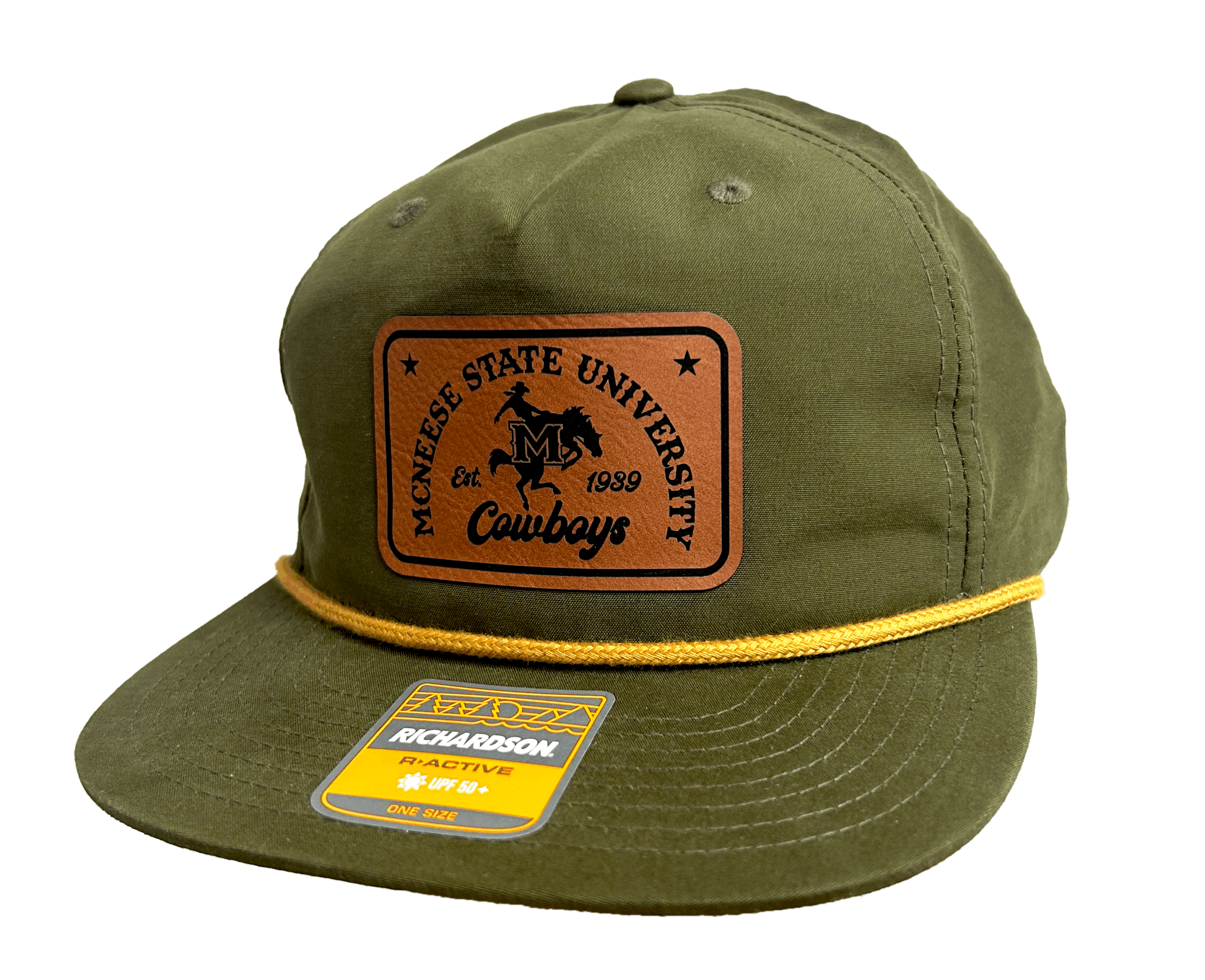 McNeese Leather Patch Rope Hat - Image 3