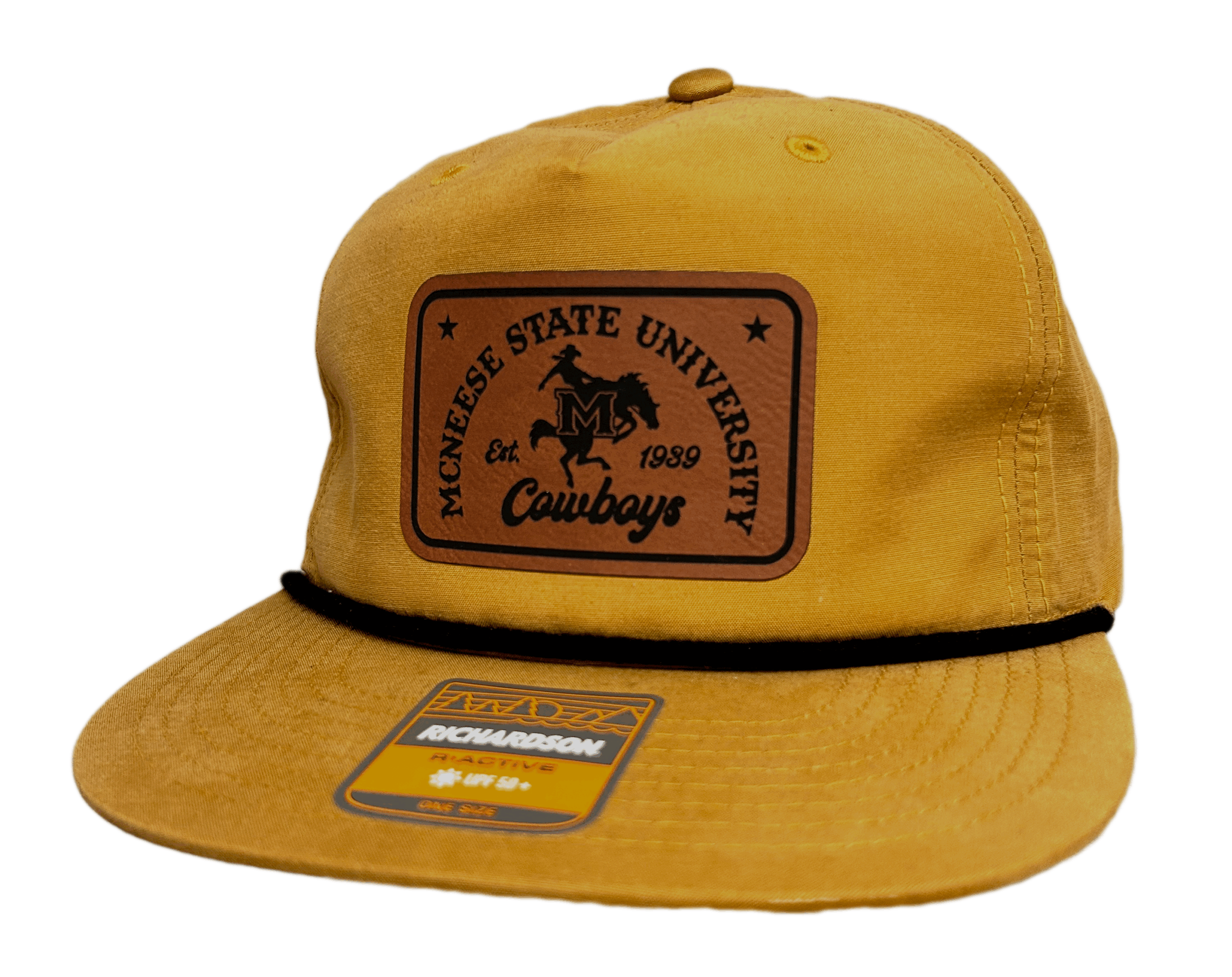McNeese Leather Patch Rope Hat - Image 2