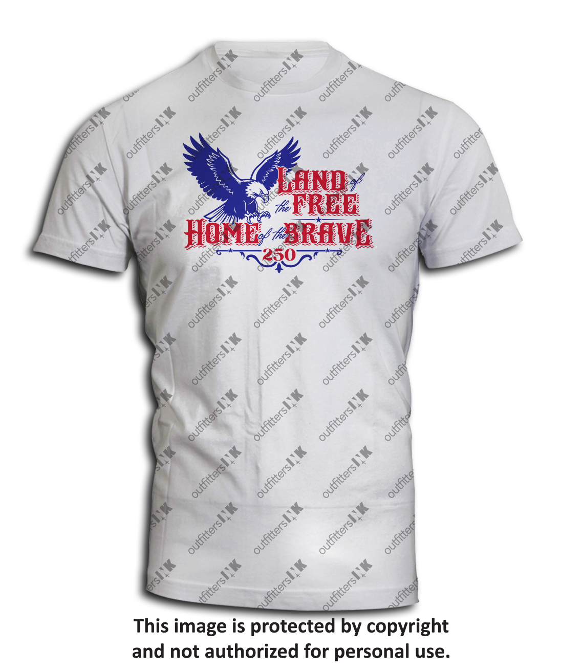 America 250 Eagle (White)