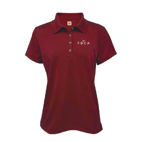 FBCA Monogram Performance Girl's Polo