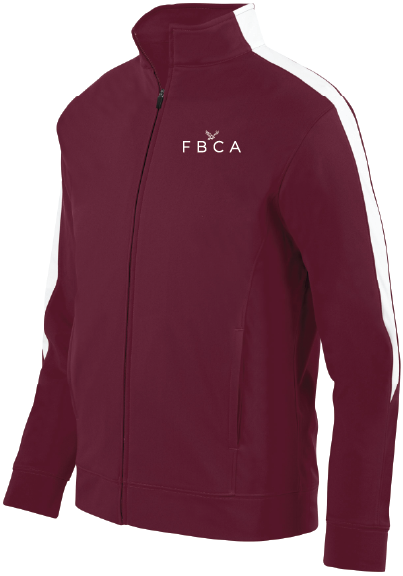 FBCA Monogram Full Zip Jacket (Maroon)