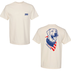 America 250 Dog Shirt (Ivory)